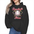 Baseball Mom T-Ball Mom Little League Mom Apparel Wmen Hoodie Baseball Mom T-Ball Mom Little League Mom Apparel Wmen Hoodie