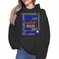Baseball Mom Traits For Great Mothers Grey And Blue Wmen Hoodie