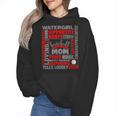 Baseball Mom Traits For Great Mothers Grey And Red Wmen Hoodie Baseball Mom Traits For Great Mothers Grey And Red Wmen Hoodie