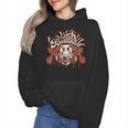 Baseball Mom Vintage Retro Groovy Sport Fan Mother Day Wmen Hoodie