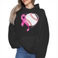 Breast Cancer Awareness Baseball Mom Wmen Hoodie Breast Cancer Awareness Baseball Mom Wmen Hoodie