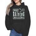 Busy Raising Ballers Graphic For Baseball Moms Wmen Hoodie Busy Raising Ballers Graphic For Baseball Moms Wmen Hoodie