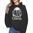 Cheer Baseball Mom Baseball And Cheer Mother Wmen Hoodie