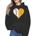 Cute Love Baseball Fast Pitch Softball Heart Baseball Mom Wmen Hoodie Cute Love Baseball Fast Pitch Softball Heart Baseball Mom Wmen Hoodie