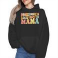 Groovy Somebody's Loud Mouth Mama Baseball Mom Mother's Day Wmen Hoodie
