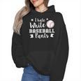 I Hate White Baseball Pants Quote For a Baseball Mom Wmen Hoodie