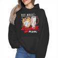 Hot Mess Always Stressed Baseball Mom Wmen Hoodie