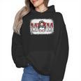 Leopard Baseball Mom Mama Mother's Day Son Daughter Boys Wmen Hoodie