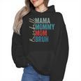 Mama Mommy Mom Bruh Baseball Mom Lover Mother's Day Wmen Hoodie Mama Mommy Mom Bruh Baseball Mom Lover Mother's Day Wmen Hoodie