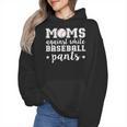 Moms Against White Baseball Pants For Baseball Moms Wmen Hoodie Moms Against White Baseball Pants For Baseball Moms Wmen Hoodie