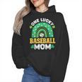 One Lucky Baseball Mom St Patricks Day Rainbow Mother Mama Wmen Hoodie
