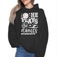 He Plays She Dances Mom Of Both Dancing And Baseball Mom Wmen Hoodie He Plays She Dances Mom Of Both Dancing And Baseball Mom Wmen Hoodie