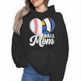 Proud Ball Mom Volleyball Baseball Mom Heart Wmen Hoodie Proud Ball Mom Volleyball Baseball Mom Heart Wmen Hoodie