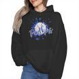 School Spirit Panthers Panther Pride Baseball Mom For Women Wmen Hoodie