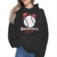 Softball Baseball Mom Floral Tee Mother's Day Wmen Hoodie Softball Baseball Mom Floral Tee Mother's Day Wmen Hoodie