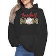Sport Mom Leopard Mother's Day Baseball Mommy Mama Wmen Hoodie Sport Mom Leopard Mother's Day Baseball Mommy Mama Wmen Hoodie