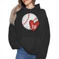 Womens Custom Baseball Mom Number 10 Heart For Mom Mommy Wmen Hoodie Womens Custom Baseball Mom Number 10 Heart For Mom Mommy Wmen Hoodie