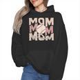Women's Retro Baseball Mama Distressed Baseball Mom Life Wmen Hoodie Women's Retro Baseball Mama Distressed Baseball Mom Life Wmen Hoodie