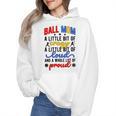 Ball Mom Proud Volleyball Baseball Mom Wmen Hoodie Ball Mom Proud Volleyball Baseball Mom Wmen Hoodie