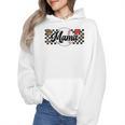 Baseball Mama Game Day Vibes Women Baseball Mom Wmen Hoodie