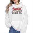 Baseball Mama Retro Groovy Baseball Mom Women Mother's Day Wmen Hoodie Baseball Mama Retro Groovy Baseball Mom Women Mother's Day Wmen Hoodie