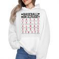 Baseball Mom Alphabet Wmen Hoodie Baseball Mom Alphabet Wmen Hoodie