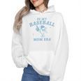 In My Baseball Mom Era Retro Game Day Mama Groovy Season Wmen Hoodie