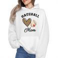 Baseball Mom Leopard Heart Baseball Player Kids Wmen Hoodie