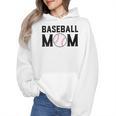 Baseball Mom Mommy Mama Mother's Day Women Retro Ball Sports Wmen Hoodie