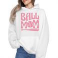 Baseball Mom Pride Heart And Bat Love Game Day Wmen Hoodie Baseball Mom Pride Heart And Bat Love Game Day Wmen Hoodie