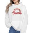 Baseball Mom Rainbow Great Team Mom Premium Wmen Hoodie