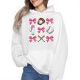 Baseball Nana Era Bows Baseball Mom Women Wmen Hoodie