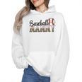Baseball Nanny Women BallPark Nanny Baseball Mom Wmen Hoodie