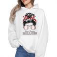 Busy Raising Ballers Messy Bun Funny Baseball Mom Wmen Hoodie Busy Raising Ballers Messy Bun Funny Baseball Mom Wmen Hoodie