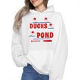 Cute Ducks On The Pond Cute Baseball Mom T-Shirt Wmen Hoodie