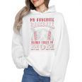 My Favorite Baseball Player Calls Me Mom Proud Baseball Mom Premium Wmen Hoodie
