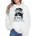 Guatemala Baseball Mom Messy Bun Wmen Hoodie Guatemala Baseball Mom Messy Bun Wmen Hoodie