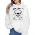Home Plate Social Club Baseball Mom Wmen Hoodie