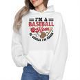 I'm A Baseball Mom Of Course I'm Broke Sport Lover Wmen Hoodie