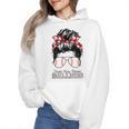 Kinda Busy Raising Ballers Messy Bun Funny Baseball Mom Wmen Hoodie Kinda Busy Raising Ballers Messy Bun Funny Baseball Mom Wmen Hoodie