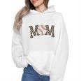 Leopard Baseball Mom Baseball Mama Retro Cute Mother's Day Premium Wmen Hoodie