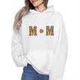 Loud And Proud Baseball Mom Leopard Mama Loves Wmen Hoodie