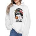 Mom Of Ballers Messy Bun Football Mom Baseball Mom Of Both Premium Tri-Blend Wmen Hoodie Mom Of Ballers Messy Bun Football Mom Baseball Mom Of Both Premium Tri-Blend Wmen Hoodie