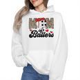 Mom Of Ballers Soccer Baseball Mom Soccer Baseball Mother Wmen Hoodie