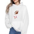 Mom Of Ballers USA Flag Football Baseball Mom Wmen Hoodie