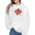Mom Of Both Baseball Mom Mommy Premium Wmen Hoodie