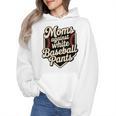 Moms Against Baseball Pants Baseball Mom Premium Tri-Blend Wmen Hoodie