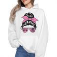 Mother Day Mama Retro Mama Mommy Baseball Mom Wmen Hoodie