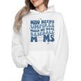 Who Needs Umpires When We Have Baseball Moms Groovy Retro Wmen Hoodie