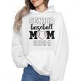 Senior Baseball Mom Class Of 2024 Senior Mom Game Day Raglan Baseball Tee Wmen Hoodie